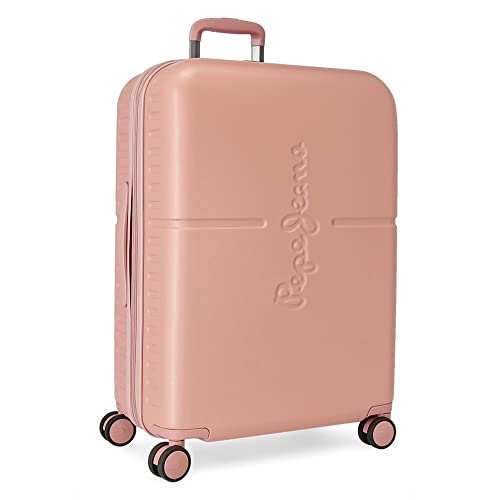 Pepe Jeans Highlight mittelgroßer Koffer, 48 x 70 x 28 cm, Rosa, 48x70x28 cms, Mittelgroßer Koffer Pepe Jeans Highlight mittelgroßer Koffer, 48 x 70 x 28 cm, Rosa, 48x70x28 cms, Mittelgroßer Koffer von Pepe Jeans