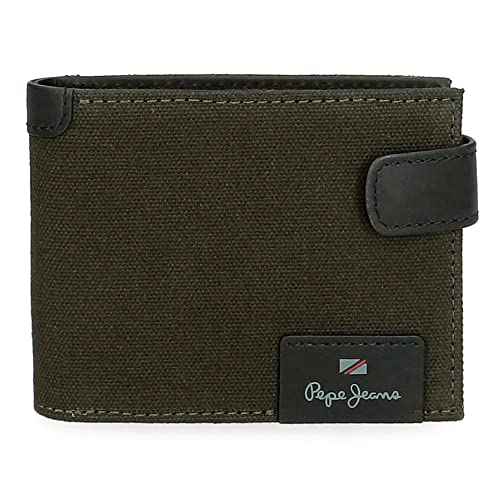 Pepe Jeans Hilltop Horizontale Geldbörse mit Klickverschluss, einzigartig, grün, única, Quertasche mit Klickverschluss Pepe Jeans Hilltop Horizontale Geldbörse mit Klickverschluss, einzigartig, grün, única, Quertasche mit Klickverschluss von Pepe Jeans