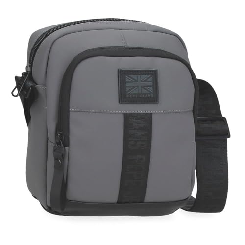 Pepe Jeans Hoxton Umhängetasche Grau 17 x 22 x 8 cm Polyester und PU by Joumma Bags, grau, Talla única, Umhängetasche Pepe Jeans Hoxton Umhängetasche Grau 17 x 22 x 8 cm Polyester und PU by Joumma Bags, grau, Talla única, Umhängetasche von Pepe Jeans