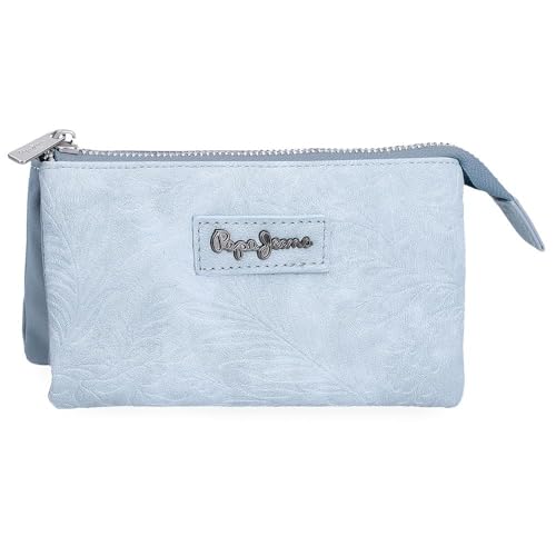Pepe Jeans Jana Geldbörse mit DREI Fächern, blau, 17,5 x 9,5 x 2 cm, Polyester mit Details aus Kunstleder von Joumma Bags, blau, Talla única, Geldbörse mit DREI Fächern Pepe Jeans Jana Geldbörse mit DREI Fächern, blau, 17,5 x 9,5 x 2 cm, Polyester mit Details aus Kunstleder von Joumma Bags, blau, Talla única, Geldbörse mit DREI Fächern von Pepe Jeans