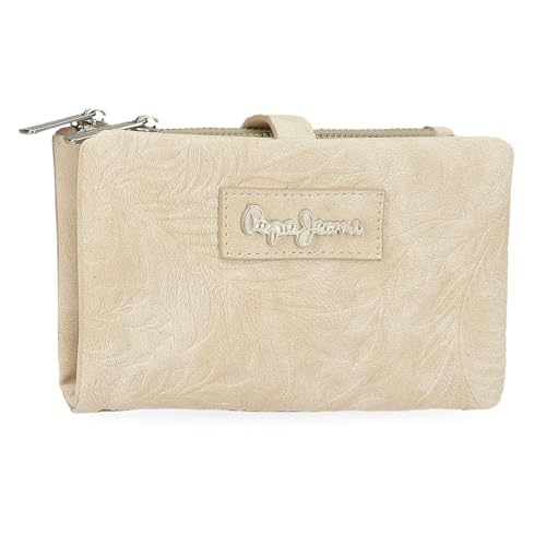 Pepe Jeans Jana Geldbörse mit Geldbörse, Beige, 14,5 x 9 x 2 cm, Polyester und PU von Joumma Bags, Beige, Talla única, Geldbörse mit Geldbörse Pepe Jeans Jana Geldbörse mit Geldbörse, Beige, 14,5 x 9 x 2 cm, Polyester und PU von Joumma Bags, Beige, Talla única, Geldbörse mit Geldbörse von Pepe Jeans