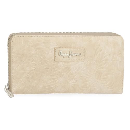 Pepe Jeans Jana Geldbörse mit Kartenfach, Beige, 19,5 x 10 x 2 cm, Polyester, mit Details aus Kunstleder von Joumma Bags, Beige, Talla única, Brieftasche mit Kartenfächern Pepe Jeans Jana Geldbörse mit Kartenfach, Beige, 19,5 x 10 x 2 cm, Polyester, mit Details aus Kunstleder von Joumma Bags, Beige, Talla única, Brieftasche mit Kartenfächern von Pepe Jeans