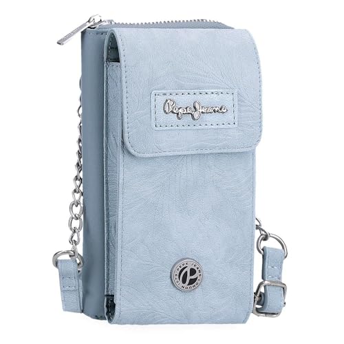 Pepe Jeans Jana Umhängetasche, Blau, 11 x 20 x 4 cm, Polyester, mit Details aus Kunstleder von Joumma Bags, blau, Talla única, Umhängetasche Pepe Jeans Jana Umhängetasche, Blau, 11 x 20 x 4 cm, Polyester, mit Details aus Kunstleder von Joumma Bags, blau, Talla única, Umhängetasche von Pepe Jeans