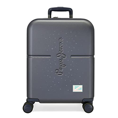Pepe Jeans Jane Kabinenkoffer, blau, 40 x 55 x 20 cm, ABS-Kunststoff, integrierter TSA-Verschluss, 37 l, 3,22 kg, 4 Doppelrollen, Handgepäck, Blau, Einheitsgröße, blau, Talla Unica, Koffer der Kabine Pepe Jeans Jane Kabinenkoffer, blau, 40 x 55 x 20 cm, ABS-Kunststoff, integrierter TSA-Verschluss, 37 l, 3,22 kg, 4 Doppelrollen, Handgepäck, Blau, Einheitsgröße, blau, Talla Unica, Koffer der Kabine von Pepe Jeans