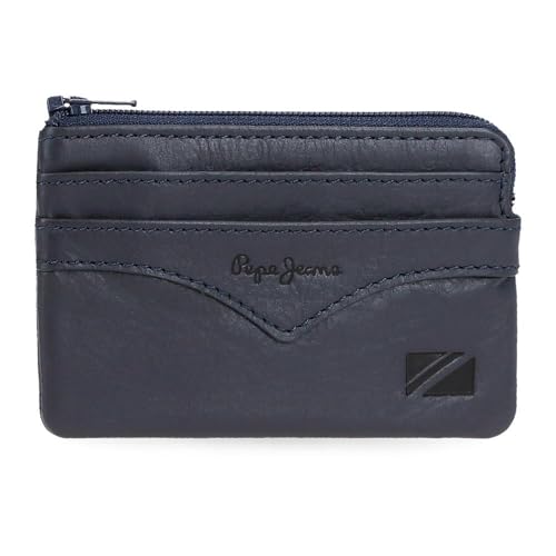 Pepe Jeans Joumma Bags Geldbörse, Blau, 11 x 7 x 1,5 cm, Leder, blau, Talla única, Geldbörse von Pepe Jeans