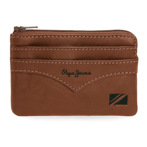 Pepe Jeans Joumma Bags Geldbörse, Braun, 11 x 7 x 1,5 cm, Leder, braun, Talla única, Geldbörse Pepe Jeans Joumma Bags Geldbörse, Braun, 11 x 7 x 1,5 cm, Leder, braun, Talla única, Geldbörse von Pepe Jeans