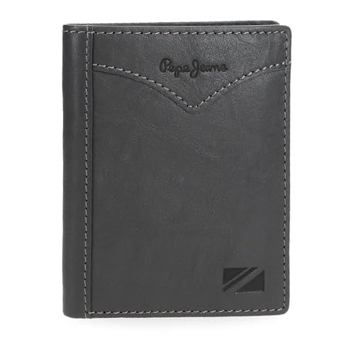 Pepe Jeans Joumma Bags Vertikale Geldbörse mit Geldbörse, Grau, 8,5 x 10,5 x 1 cm, Leder, grau, Talla única, Vertikale Geldbörse mit Geldbörse Pepe Jeans Joumma Bags Vertikale Geldbörse mit Geldbörse, Grau, 8,5 x 10,5 x 1 cm, Leder, grau, Talla única, Vertikale Geldbörse mit Geldbörse von Pepe Jeans