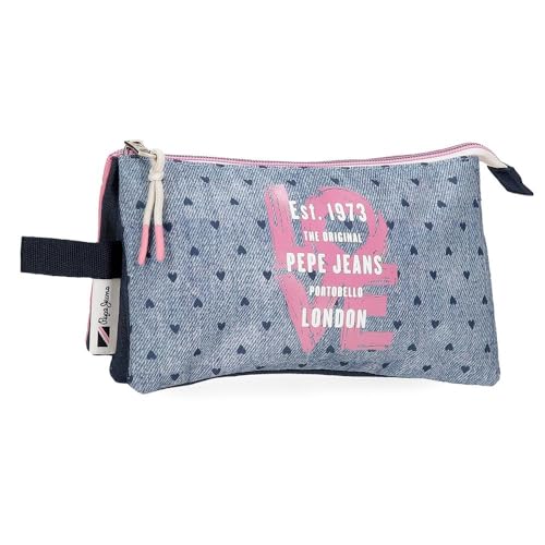 Pepe Jeans Noni Denim Schulrucksack, anpassbar an Kinderwagen, Mehrfarbig, 30 x 40 x 12 cm, Polyester, 14,4 l, bunt, Schulrucksack, anpassbar an Trolley Pepe Jeans Noni Denim Schulrucksack, anpassbar an Kinderwagen, Mehrfarbig, 30 x 40 x 12 cm, Polyester, 14,4 l, bunt, Schulrucksack, anpassbar an Trolley von Pepe Jeans