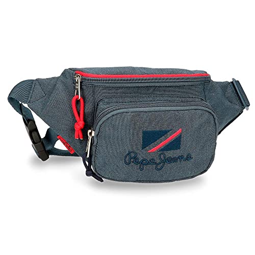 Pepe Jeans Kay Bauchtasche mit blauer Tasche 35x13x5 cm Polyester von Pepe Jeans