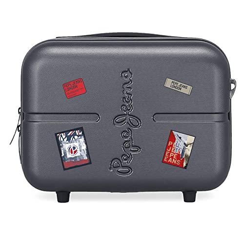 Pepe Jeans Kay Anpassbarer Kulturbeutel mit blauem Schultergurt 29 x 21 x 15 cm, starres ABS, 9,14 l, 2,52 kg Pepe Jeans Kay Anpassbarer Kulturbeutel mit blauem Schultergurt 29 x 21 x 15 cm, starres ABS, 9,14 l, 2,52 kg von Pepe Jeans