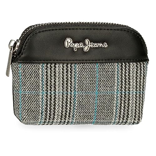 Pepe Jeans Kendra Geldbörse Schwarz 12 x 8 x 2 cm Polyester mit Details aus Kunstleder, Schwarz, Talla única, geldbörse Pepe Jeans Kendra Geldbörse Schwarz 12 x 8 x 2 cm Polyester mit Details aus Kunstleder, Schwarz, Talla única, geldbörse von Pepe Jeans
