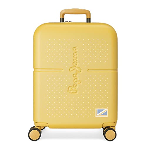 Pepe Jeans Laila Kabinentrolley, 40 x 55 x 20 cm, gelb, 40x55x20 cms, Kabinenkoffer Pepe Jeans Laila Kabinentrolley, 40 x 55 x 20 cm, gelb, 40x55x20 cms, Kabinenkoffer von Pepe Jeans