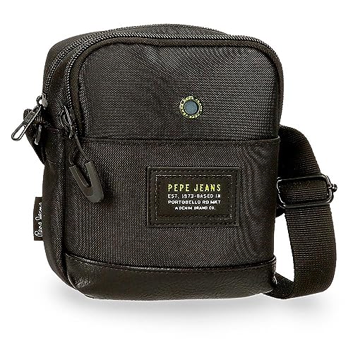 Pepe Jeans Leighton Gepäcktasche für Herren, Schwarz, Talla única, Kleine Umhängetasche Pepe Jeans Leighton Gepäcktasche für Herren, Schwarz, Talla única, Kleine Umhängetasche von Pepe Jeans