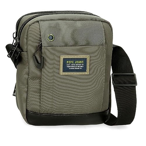 Pepe Jeans Herren Leighton Luggage Messenger Bag, grün, Einheitsgröße, Schultertasche mit zwei Fächern Pepe Jeans Herren Leighton Luggage Messenger Bag, grün, Einheitsgröße, Schultertasche mit zwei Fächern von Pepe Jeans