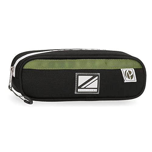 Pepe Jeans Luca Federmäppchen, Schwarz, 22 x 7 x 3 cm, Polyester, Schwarz , Etui Pepe Jeans Luca Federmäppchen, Schwarz, 22 x 7 x 3 cm, Polyester, Schwarz , Etui von Pepe Jeans