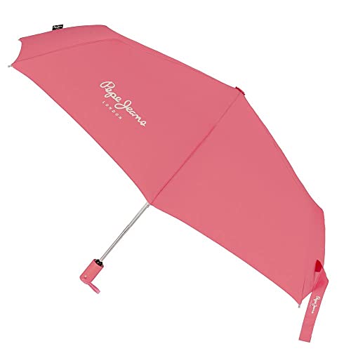 Pepe Jeans Macy Faltbarer Regenschirm, Polyester, mit Aluminium-Stock, rot, Regenschirm Pepe Jeans Macy Faltbarer Regenschirm, Polyester, mit Aluminium-Stock, rot, Regenschirm von Pepe Jeans