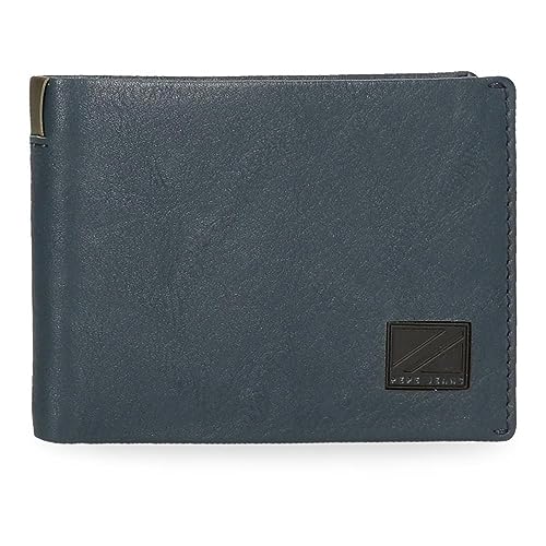 Pepe Jeans Marshal Horizontale Geldbörse mit Geldbörse, Blau, 11,5 x 8 x 1 cm Leder, blau, Talla única, Horizontale Geldbörse mit Geldbörse Pepe Jeans Marshal Horizontale Geldbörse mit Geldbörse, Blau, 11,5 x 8 x 1 cm Leder, blau, Talla única, Horizontale Geldbörse mit Geldbörse von Pepe Jeans