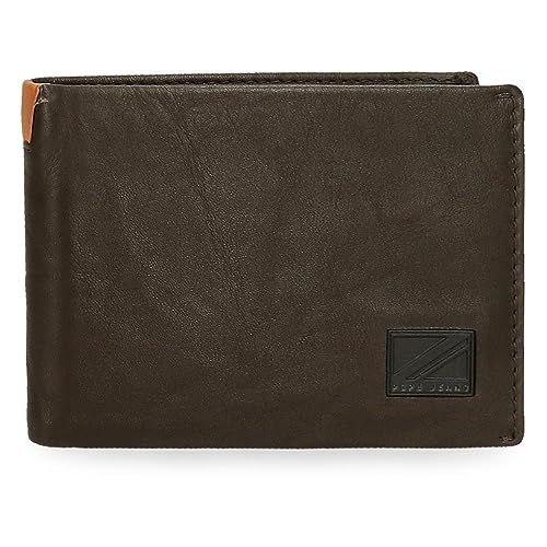 Pepe Jeans Marshal Horizontale Geldbörse mit Geldbörse, Braun, 11,5 x 8 x 1 cm Leder, braun, Talla única, Horizontale Geldbörse mit Geldbörse Pepe Jeans Marshal Horizontale Geldbörse mit Geldbörse, Braun, 11,5 x 8 x 1 cm Leder, braun, Talla única, Horizontale Geldbörse mit Geldbörse von Pepe Jeans