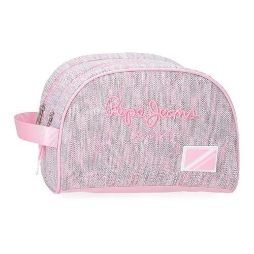 Pepe Jeans Miri Nececer anpassbar, Rosa, 26 x 16 x 12 cm, Polyester von Joumma Bags, Rosa, Brauchen anpassbar von Pepe Jeans