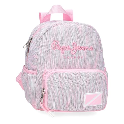 Pepe Jeans Miri Rucksack, lässig, Rosa, 19 x 23 x 10 cm, Polyester, 3,5 l, Rosa, Lässiger Rucksack Pepe Jeans Miri Rucksack, lässig, Rosa, 19 x 23 x 10 cm, Polyester, 3,5 l, Rosa, Lässiger Rucksack von Pepe Jeans