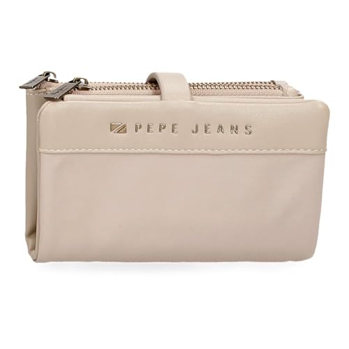 Pepe Jeans Joumma Bags Morgan Casual Tagesrucksack, Reisetaschen, beige und schwarz, Kunstleder für Damen, beige, Talla única, Geldbörse Pepe Jeans Joumma Bags Morgan Casual Tagesrucksack, Reisetaschen, beige und schwarz, Kunstleder für Damen, beige, Talla única, Geldbörse von Pepe Jeans