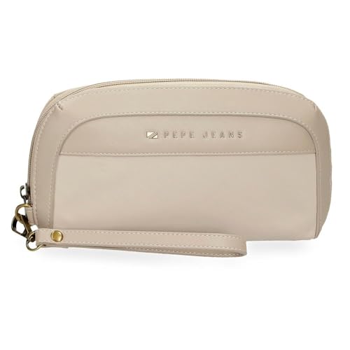 Pepe Jeans Morgan Handtasche Beige 20 x 11 x 4 cm Polyester und PU von Joumma Bags, Beige, Talla única, handtasche von Pepe Jeans