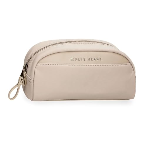 Pepe Jeans Morgan Kulturbeutel, Beige, 23,5 x 11 x 7,5 cm, Polyester und PU von Joumma Bags, Beige, Talla única, kosmetiktasche Pepe Jeans Morgan Kulturbeutel, Beige, 23,5 x 11 x 7,5 cm, Polyester und PU von Joumma Bags, Beige, Talla única, kosmetiktasche von Pepe Jeans