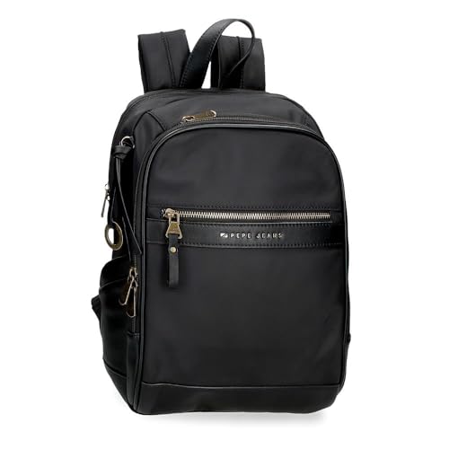 Pepe Jeans Joumma Bags Morgan Casual Daypacks, Reisetaschen, beige und schwarz, Kunstleder für Damen, Schwarz, Talla única, Tagesrucksa Pepe Jeans Joumma Bags Morgan Casual Daypacks, Reisetaschen, beige und schwarz, Kunstleder für Damen, Schwarz, Talla única, Tagesrucksa von Pepe Jeans