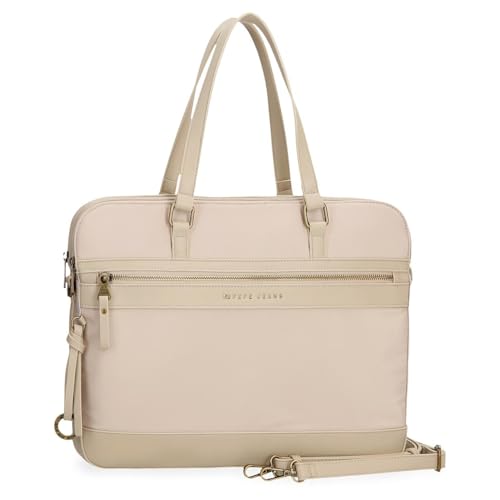 Pepe Jeans Morgan Damen-Gepäck-Kuriertasche, beige, Einheitsgröße, Laptoptasche Pepe Jeans Morgan Damen-Gepäck-Kuriertasche, beige, Einheitsgröße, Laptoptasche von Pepe Jeans