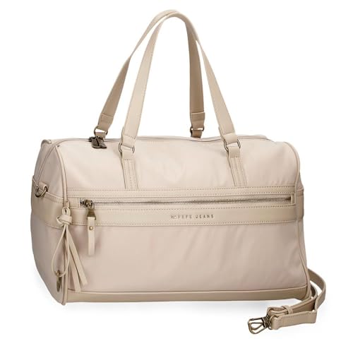 Pepe Jeans Joumma Bags Morgan Casual Tagesrucksack, Reisetaschen, beige und schwarz, Kunstleder für Damen, beige, Talla única, reisetack Pepe Jeans Joumma Bags Morgan Casual Tagesrucksack, Reisetaschen, beige und schwarz, Kunstleder für Damen, beige, Talla única, reisetack von Pepe Jeans