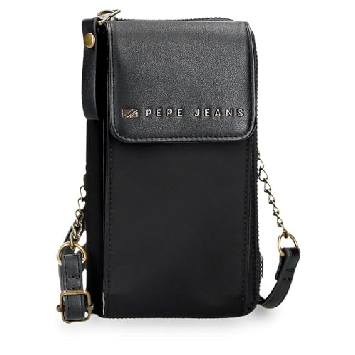 Pepe Jeans Joumma Bags Morgan Casual Tagesrucksack, Reisetaschen, beige und schwarz, Kunstleder für Damen, Schwarz, Talla única, Umhängetasche Pepe Jeans Joumma Bags Morgan Casual Tagesrucksack, Reisetaschen, beige und schwarz, Kunstleder für Damen, Schwarz, Talla única, Umhängetasche von Pepe Jeans
