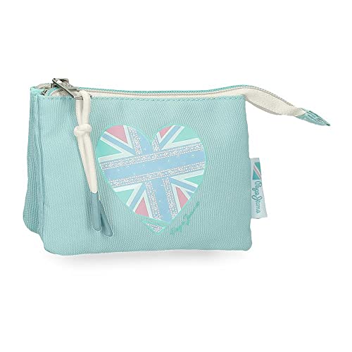 Pepe Jeans Nerea Geldbörse Drei Fächer Blau 14x10x3,5 cm Polyester Pepe Jeans Nerea Geldbörse Drei Fächer Blau 14x10x3,5 cm Polyester von Pepe Jeans