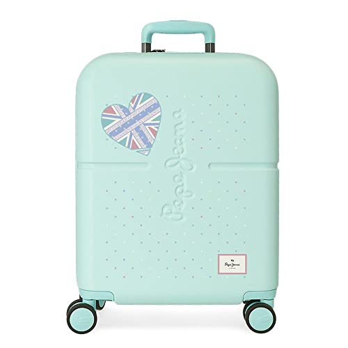 Pepe Jeans Nerea Blue Kabinenkoffer 40 x 55 x 20 cm starres ABS integrierter TSA-Verschluss 37 l 2,74 kg 4 Doppelrollen Handgepäck Pepe Jeans Nerea Blue Kabinenkoffer 40 x 55 x 20 cm starres ABS integrierter TSA-Verschluss 37 l 2,74 kg 4 Doppelrollen Handgepäck von Pepe Jeans
