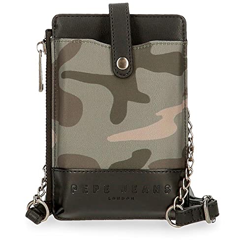 Pepe Jeans Nicole Umhängetasche Handytasche Mehrfarbig 9,5 x 16,5 cm Polyester und PU, bunt, Umhängetasche für Mobiltelefon Pepe Jeans Nicole Umhängetasche Handytasche Mehrfarbig 9,5 x 16,5 cm Polyester und PU, bunt, Umhängetasche für Mobiltelefon von Pepe Jeans