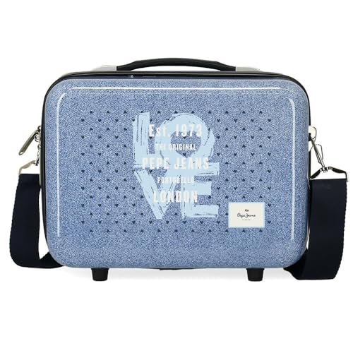 Pepe Jeans Noni Denim, anpassbar, Blau, 29 x 21 x 15 cm, starr, ABS, 9,14 l, 0,6 kg, blau, Talla única, Anpassbar Pepe Jeans Noni Denim, anpassbar, Blau, 29 x 21 x 15 cm, starr, ABS, 9,14 l, 0,6 kg, blau, Talla única, Anpassbar von Pepe Jeans