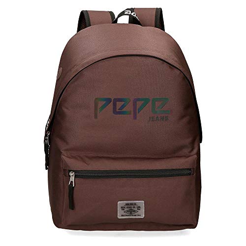 Pepe Jeans Osset An Trolley anpassbarer Rucksack Braun 31x42x17,5 cms Polyester 22.79L Pepe Jeans Osset An Trolley anpassbarer Rucksack Braun 31x42x17,5 cms Polyester 22.79L von Pepe Jeans