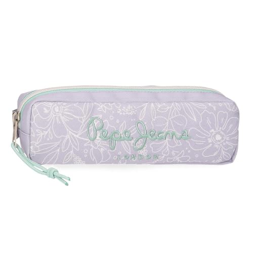 Pepe Jeans Renata Federmäppchen, Violett, 22 x 7 x 3 cm, Polyester, von Joumma Bags, dunkelviolett, Talla única, Federmäppchen Pepe Jeans Renata Federmäppchen, Violett, 22 x 7 x 3 cm, Polyester, von Joumma Bags, dunkelviolett, Talla única, Federmäppchen von Pepe Jeans