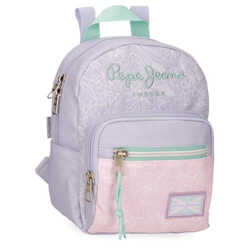 Pepe Jeans Renata Rucksack für Spaziergänge, Violett, 19 x 23 x 8 cm, Polyester, 3,5 l von Joumma Bags, dunkelviolett, Talla única, Wanderrucksack Pepe Jeans Renata Rucksack für Spaziergänge, Violett, 19 x 23 x 8 cm, Polyester, 3,5 l von Joumma Bags, dunkelviolett, Talla única, Wanderrucksack von Pepe Jeans