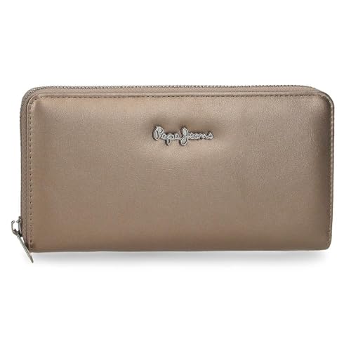 Pepe Jeans Ruby Geldbörse mit Kartenfach, Beige, 19,5 x 10 x 2 cm, Polyester und PU, 0,39 l, von Joumma Bags, Beige, Talla única, Brieftasche mit Kartenfächern Pepe Jeans Ruby Geldbörse mit Kartenfach, Beige, 19,5 x 10 x 2 cm, Polyester und PU, 0,39 l, von Joumma Bags, Beige, Talla única, Brieftasche mit Kartenfächern von Pepe Jeans