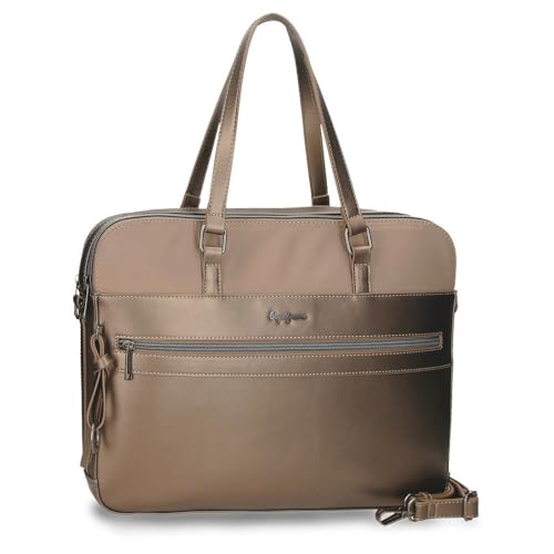 Pepe Jeans Ruby Joumma Bags Laptoptasche, anpassbar, Beige, 40 x 30 x 5 cm, Polyester und PU, 6 l, Beige, Talla única, Laptoptasche, anpassbar Pepe Jeans Ruby Joumma Bags Laptoptasche, anpassbar, Beige, 40 x 30 x 5 cm, Polyester und PU, 6 l, Beige, Talla única, Laptoptasche, anpassbar von Pepe Jeans