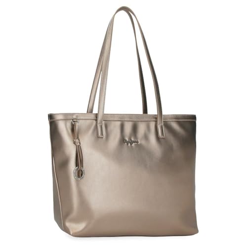 Pepe Jeans Ruby Joumma Bags Tragetasche, 39,6 cm, Beige, 40 x 29 x 14 cm, Polyester und PU, Beige, Talla única, Tragetasche Pepe Jeans Ruby Joumma Bags Tragetasche, 39,6 cm, Beige, 40 x 29 x 14 cm, Polyester und PU, Beige, Talla única, Tragetasche von Pepe Jeans
