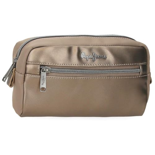 Pepe Jeans Ruby Kulturbeutel, Beige, 23,5 x 11 x 7,5 cm, Polyester und PU, 1,53 l, von Joumma Bags, Beige, Talla única, Kulturbeutel Pepe Jeans Ruby Kulturbeutel, Beige, 23,5 x 11 x 7,5 cm, Polyester und PU, 1,53 l, von Joumma Bags, Beige, Talla única, Kulturbeutel von Pepe Jeans