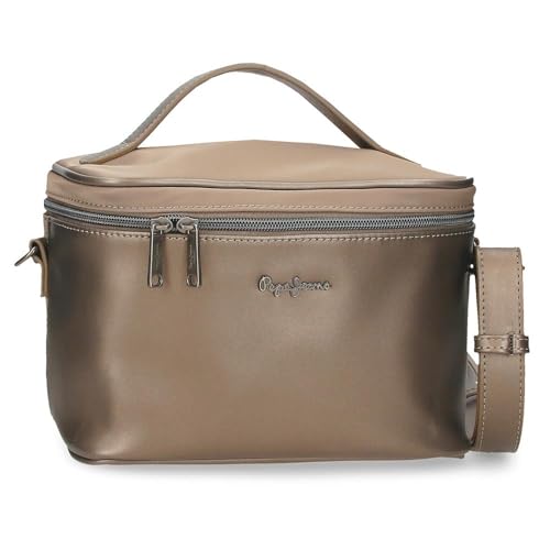 Pepe Jeans Ruby Kulturbeutel, anpassbar, mit Umhängetasche, Beige, 31 x 21 x 15 cm, Polyester und PU, 6,02 l, von Joumma Bags, Beige, Talla única, Verstellbare Kosmetiktasche mit Schulterriemen Pepe Jeans Ruby Kulturbeutel, anpassbar, mit Umhängetasche, Beige, 31 x 21 x 15 cm, Polyester und PU, 6,02 l, von Joumma Bags, Beige, Talla única, Verstellbare Kosmetiktasche mit Schulterriemen von Pepe Jeans