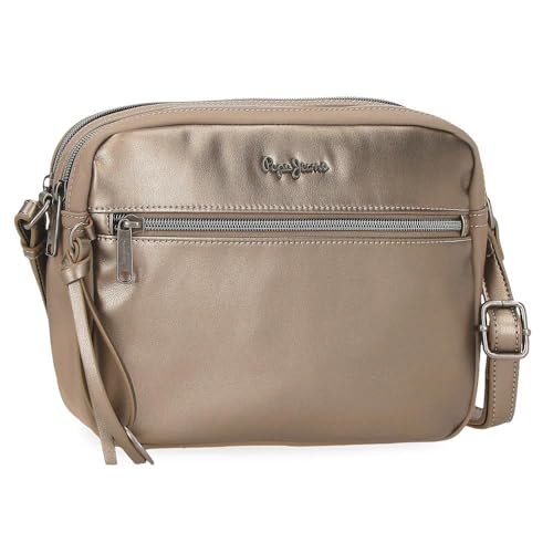 Pepe Jeans Ruby Umhängetasche, Beige, 25 x 16 x 6,5 cm, Polyester und PU von Joumma Bags, Beige, Talla única, Umhängetasche Pepe Jeans Ruby Umhängetasche, Beige, 25 x 16 x 6,5 cm, Polyester und PU von Joumma Bags, Beige, Talla única, Umhängetasche von Pepe Jeans