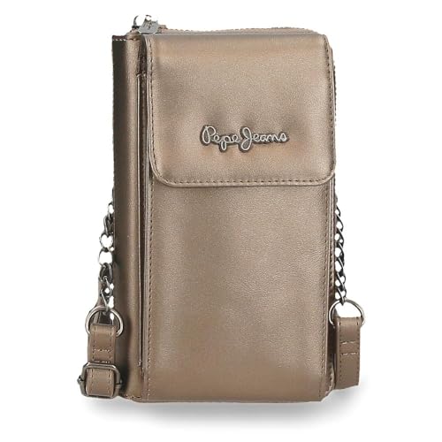 Pepe Jeans Ruby Umhängetasche klein, beige, 11 x 20 x 4 cm, Polyester und PU, 0,88 l von Joumma Bags, Beige, Talla única, Kleine Umhängetasche Pepe Jeans Ruby Umhängetasche klein, beige, 11 x 20 x 4 cm, Polyester und PU, 0,88 l von Joumma Bags, Beige, Talla única, Kleine Umhängetasche von Pepe Jeans