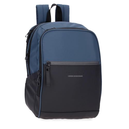 Pepe Jeans Sail up Rucksack für Laptop, doppeltes Fach bis 30,5 cm, blau, 25 x 37 x 12 cm, Polyester und PU, 11,1 l von Joumma Bags, blau, Talla única, Laptop-Rucksack mit Zwei Fächern Pepe Jeans Sail up Rucksack für Laptop, doppeltes Fach bis 30,5 cm, blau, 25 x 37 x 12 cm, Polyester und PU, 11,1 l von Joumma Bags, blau, Talla única, Laptop-Rucksack mit Zwei Fächern von Pepe Jeans