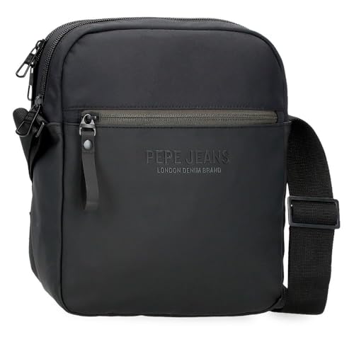 Pepe Jeans Sail up Umhängetasche, Schwarz, 22 x 27 x 8 cm, Polyester und PU by Joumma Bags, Schwarz, Talla única, Umhängetasche Pepe Jeans Sail up Umhängetasche, Schwarz, 22 x 27 x 8 cm, Polyester und PU by Joumma Bags, Schwarz, Talla única, Umhängetasche von Pepe Jeans