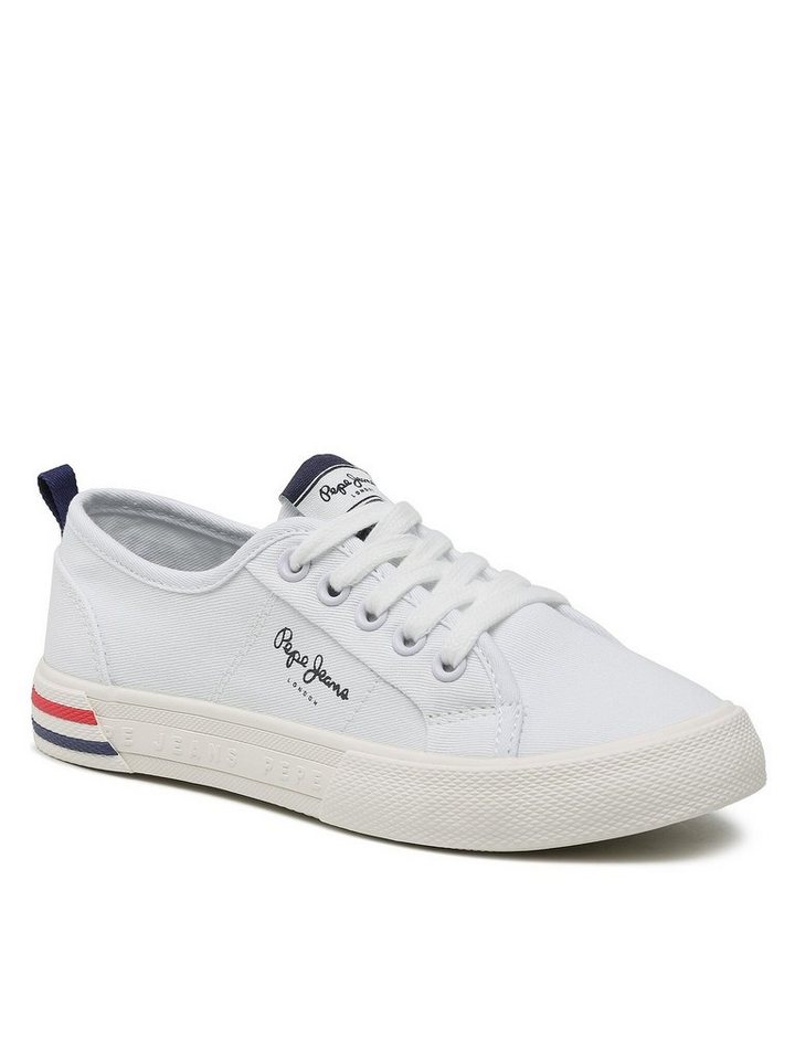 Pepe Jeans Sneakers aus Stoff Brady Basic G PGS30561 Off White 803 Sneaker Pepe Jeans Sneakers aus Stoff Brady Basic G PGS30561 Off White 803 Sneaker von Pepe Jeans
