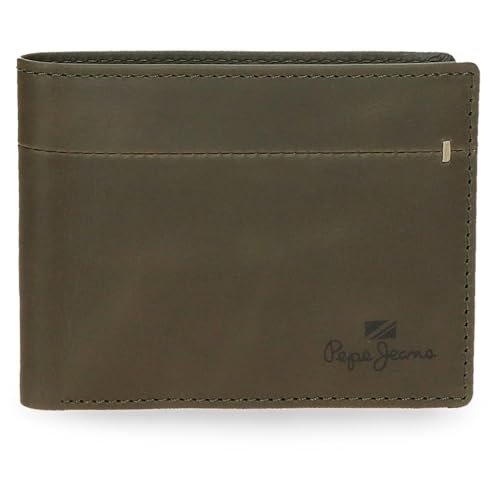 Pepe Jeans Staple Horizontale Geldbörse mit Geldbörse Grün 11,5 x 8 x 1 cm Leder by Joumma Bags, grün, Talla única, Horizontale Geldbörse mit Münzfach Pepe Jeans Staple Horizontale Geldbörse mit Geldbörse Grün 11,5 x 8 x 1 cm Leder by Joumma Bags, grün, Talla única, Horizontale Geldbörse mit Münzfach von Pepe Jeans