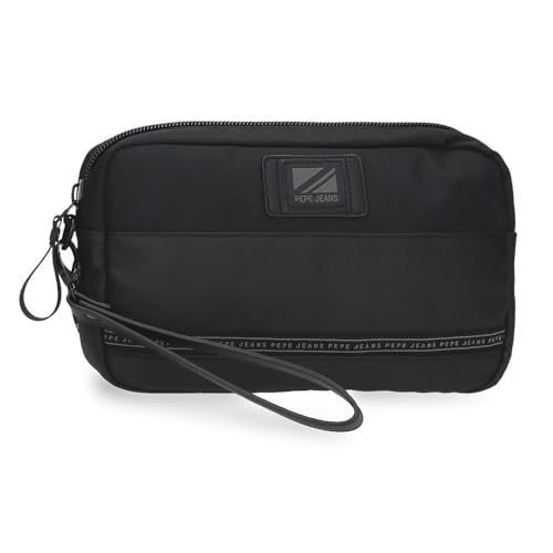 Pepe Jeans Stratford, Rucksäcke und Umhängetaschen, verschiedene Größen, Polyester, von Joumma Bags, Schwarz, Talla única, Handtasche Pepe Jeans Stratford, Rucksäcke und Umhängetaschen, verschiedene Größen, Polyester, von Joumma Bags, Schwarz, Talla única, Handtasche von Pepe Jeans